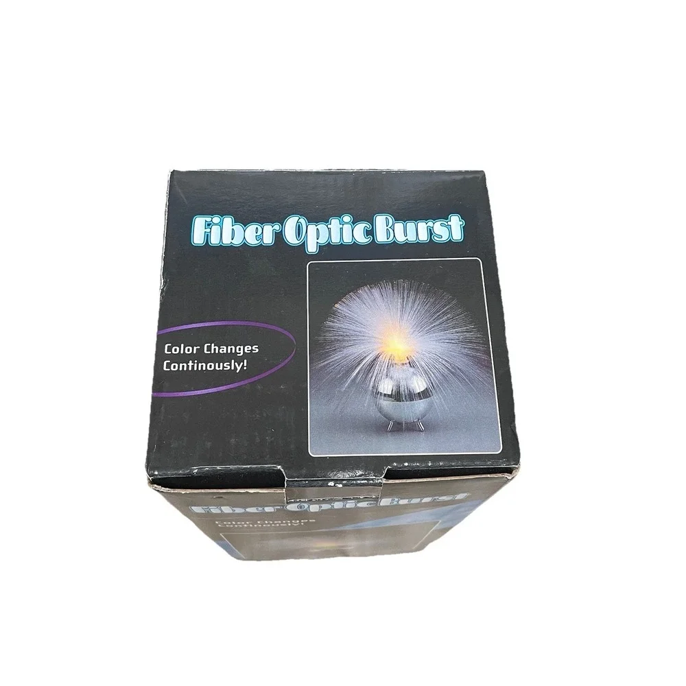 Vintage Y2K Fiber Optic Burst Mood Lamp Color Changing with Box & Adapter NEW